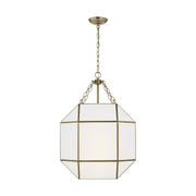 Visual Comfort Studio 5279453-848 Morrison Three Light Lantern, Satin Brass Main Image.jpg
