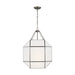 Visual Comfort Studio 5279453-965 Morrison Three Light Lantern, Antique Brushed Nickel Main Image.jpg