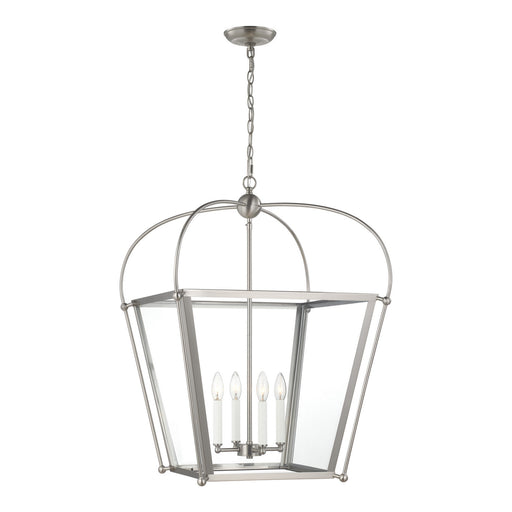 Visual Comfort Studio 5291004EN-962 Charleston Four Light Foyer, Brushed Nickel Main Image.jpg