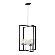 Generation Lighting 5341504-112 Mitte Four Light Hall / Foyer, Midnight Black Main Image.jpg