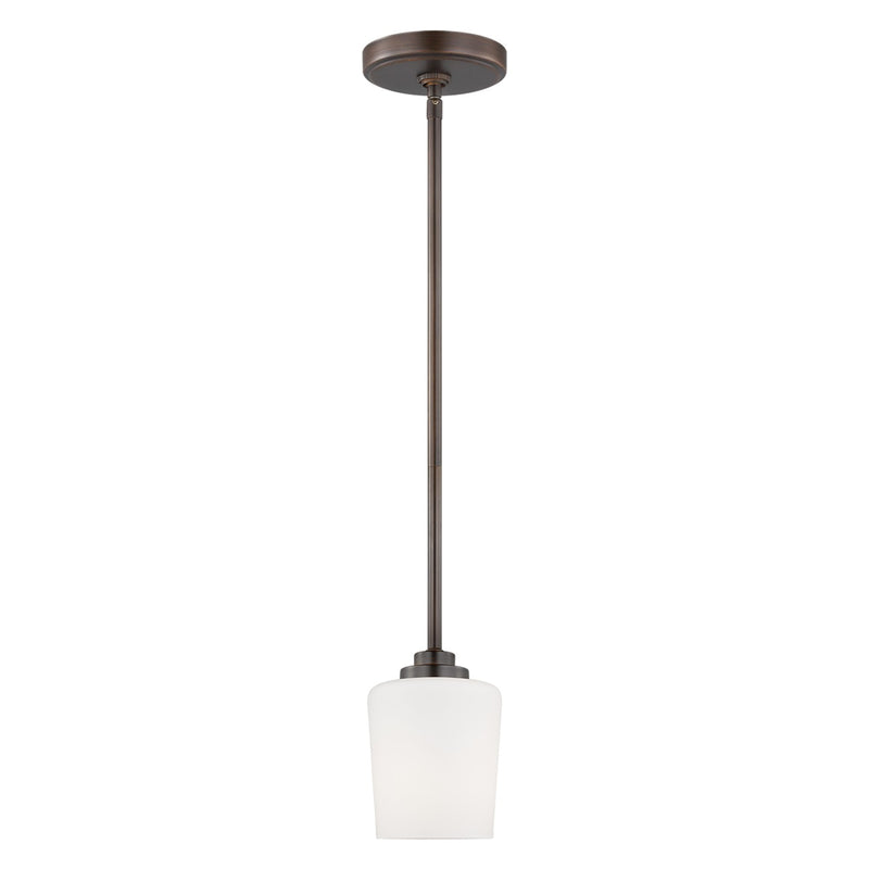 Generation Lighting 6102801EN3-710 Windom One Light Mini-Pendant, Bronze Main Image.jpg