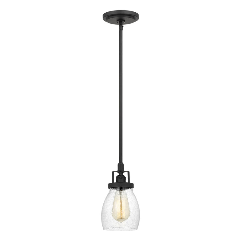Generation Lighting 6114501-112 Belton One Light Mini-Pendant, Midnight Black Main Image.jpg