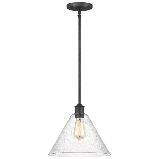 Generation Lighting 6227801-112 Belton One Light Pendant, Midnight Black Main Image.jpg