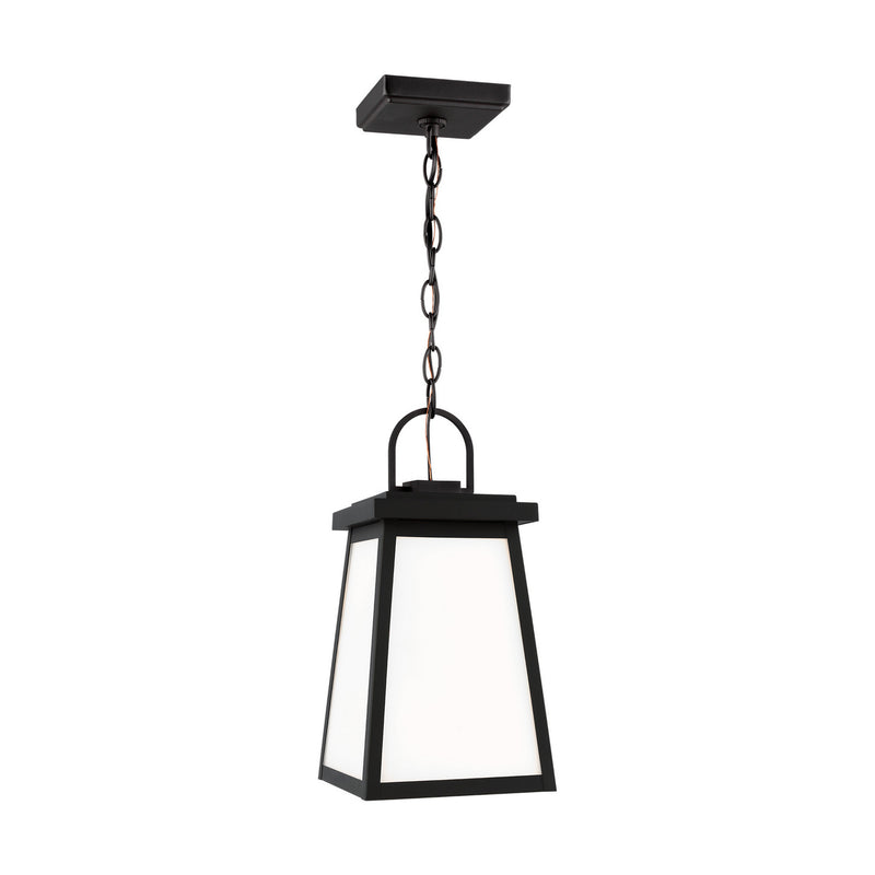 Visual Comfort Studio 6248401EN3-12 Founders One Light Outdoor Pendant, Black Alternate Image.jpg