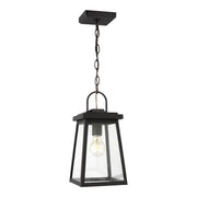 Visual Comfort Studio 6248401EN3-12 Founders One Light Outdoor Pendant, Black Main Image.jpg