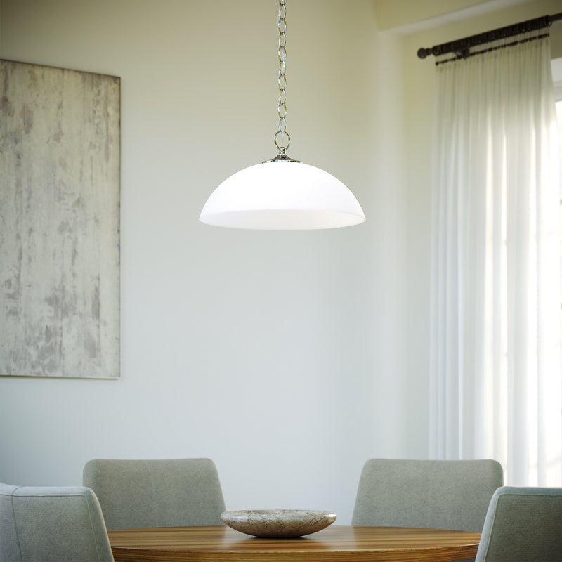 Generation Lighting 6516501-962 Geary One Light Pendant, Brushed Nickel Alternate Image.jpg