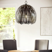 Visual Comfort Studio 6722701-112 Hanalei One Light Pendant, Midnight Black Alternate Image.jpg