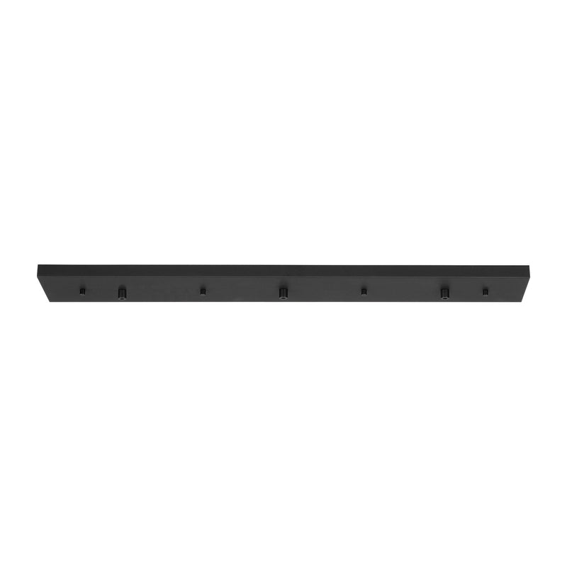Generation Lighting 7449603-112 Multi-Port Canopy Three Light Linear Canopy, Midnight Black Main Image.jpg