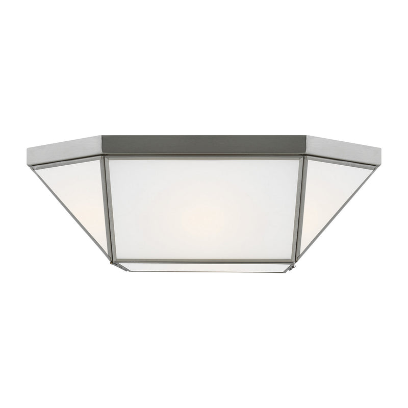 Visual Comfort Studio 7579452-962 Morrison Two Light Flush Mount, Brushed Nickel Main Image.jpg