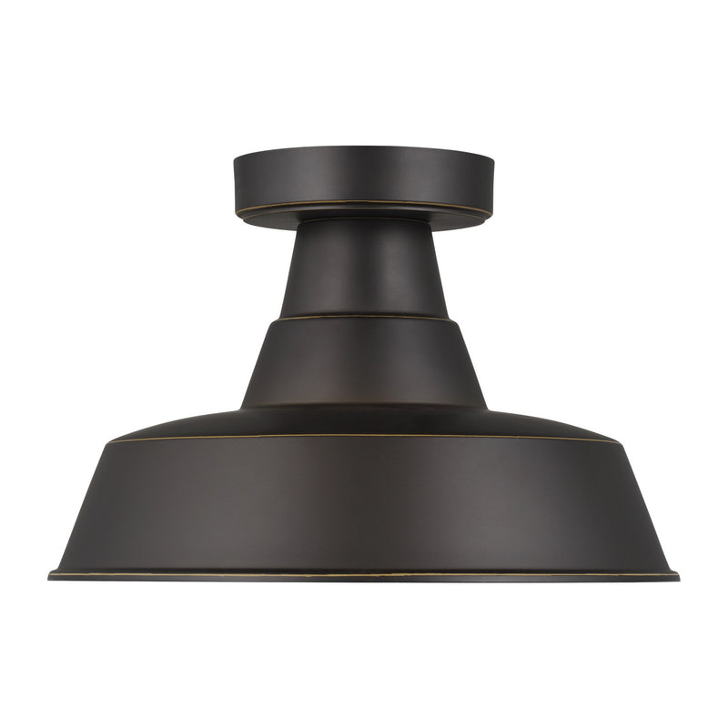 Visual Comfort Studio 7837401-71 Barn Light One Light Outdoor Flush Mount, Antique Bronze Main Image.jpg