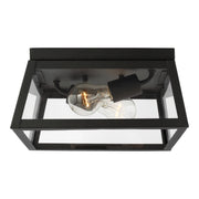 Visual Comfort Studio 7848402EN3-12 Founders Two Light Outdoor Flush Mount, Black Main Image.jpg
