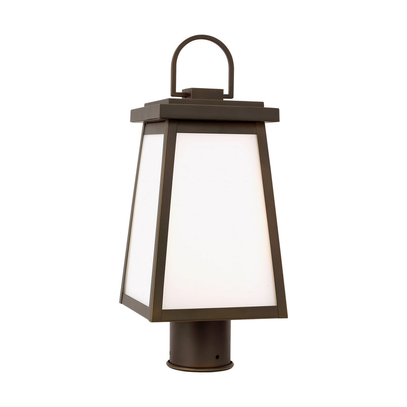 Visual Comfort Studio 8248401-71 Founders One Light Outdoor Post Lantern, Antique Bronze Alternate Image.jpg