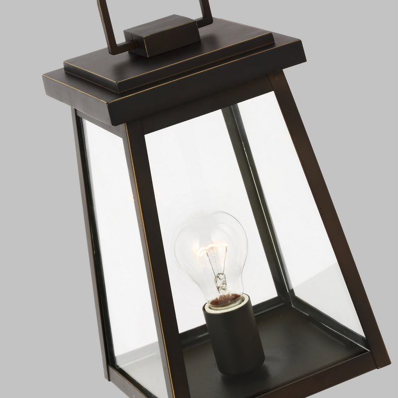 Visual Comfort Studio 8248401-71 Founders One Light Outdoor Post Lantern, Antique Bronze Alternate Image.jpg