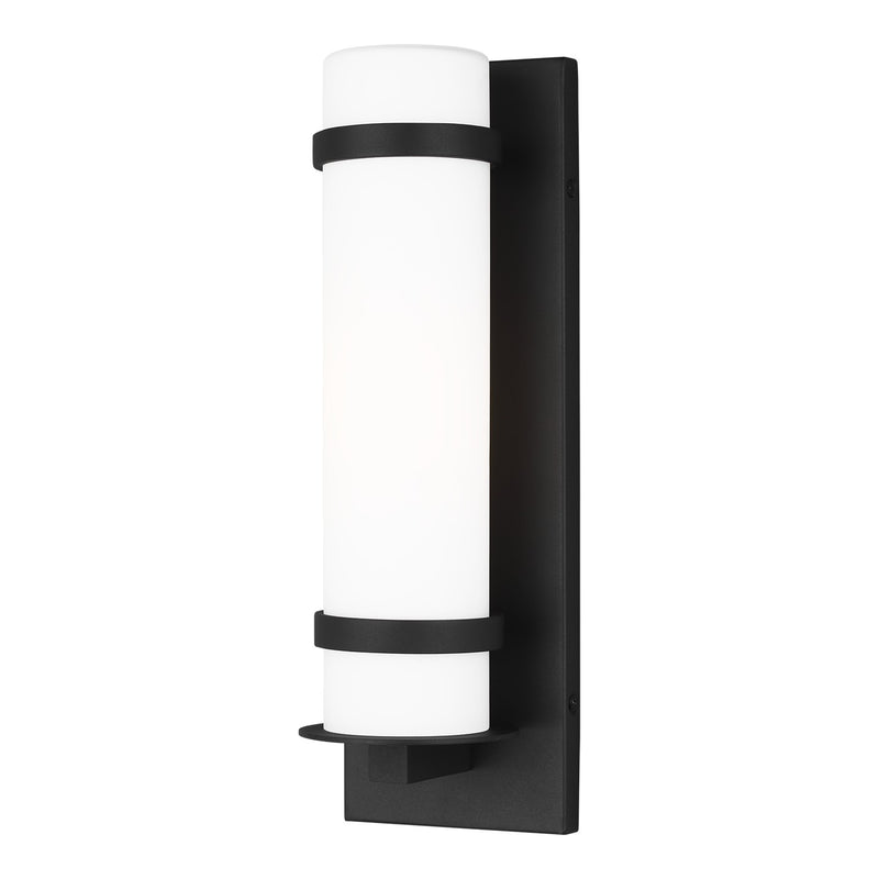 Generation Lighting 8518301EN3-12 Alban One Light Outdoor Wall Lantern, Black Main Image.jpg