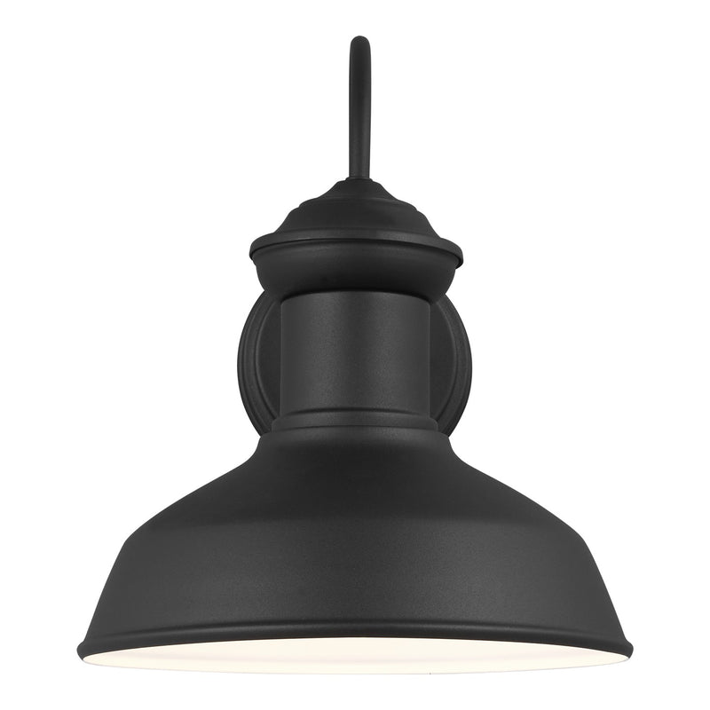 Generation Lighting 8547701-12 Fredricksburg One Light Outdoor Wall Lantern, Black Main Image.jpg