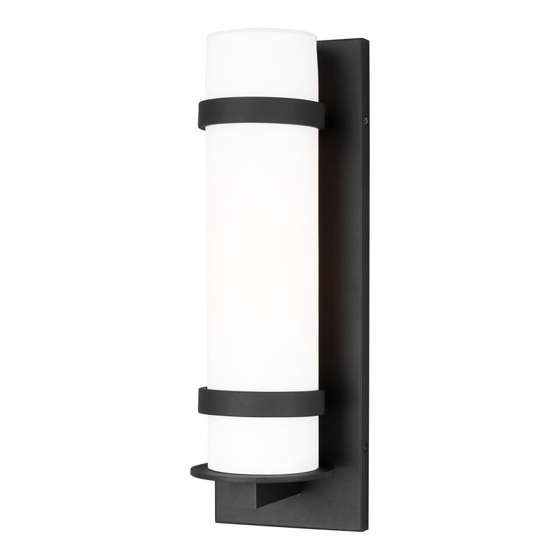 Generation Lighting 8618301EN3-12 Alban One Light Outdoor Wall Lantern, Black Main Image.jpg