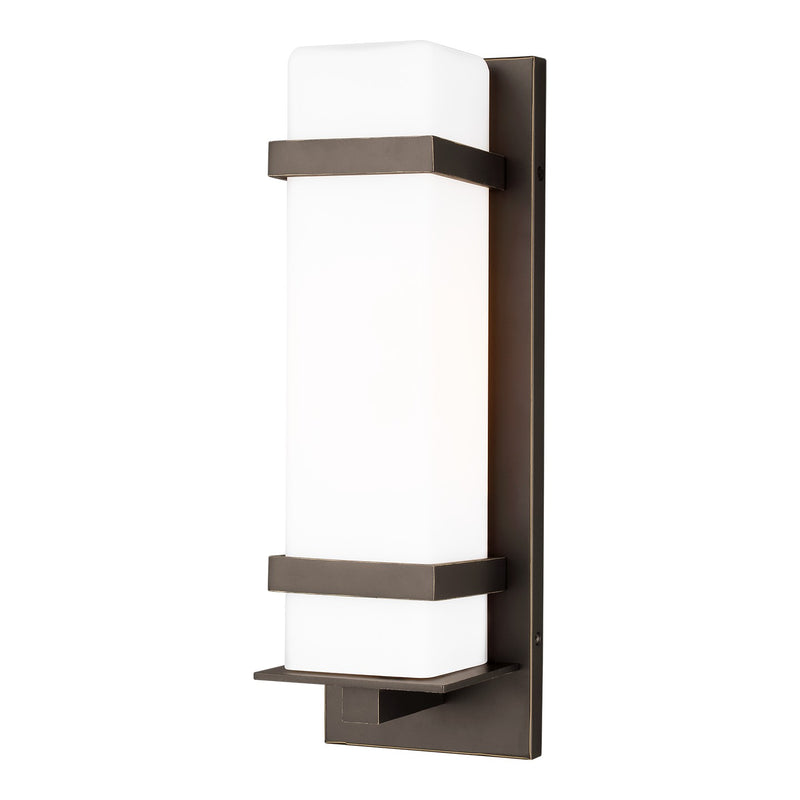 Generation Lighting 8620701EN3-71 Alban One Light Outdoor Wall Lantern, Antique Bronze Main Image.jpg