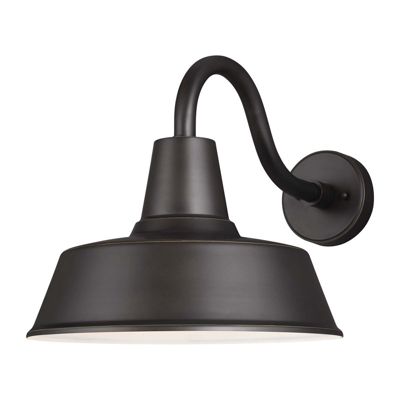 Visual Comfort Studio 8737401-71/T Barn Light LED Outdoor Wall Lantern, Antique Bronze Main Image.jpg