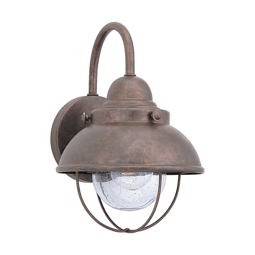 Generation Lighting 8870EN3-44 Sebring One Light Outdoor Wall Lantern, Weathered Copper Main Image.jpg