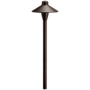 Kichler 15478AZT One Light Path Light, Textured Architectural Bronze