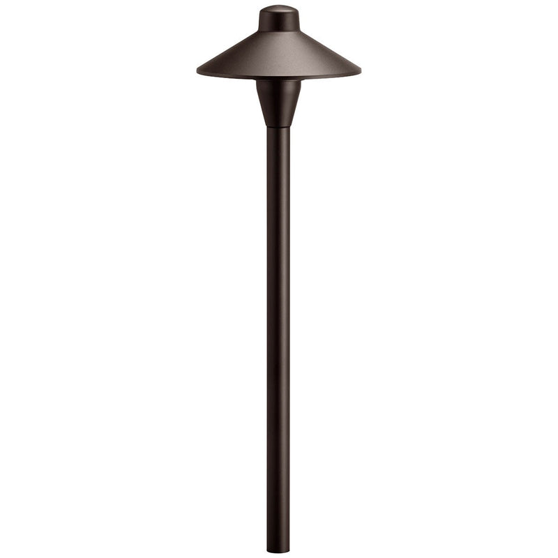 Kichler 15478AZT One Light Path Light, Textured Architectural Bronze