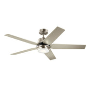 Kichler 300059BSS 52"Ceiling Fan, Brushed Stainless Steel