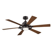 Kichler 300241AVI 52"Ceiling Fan, Anvil Iron (6)