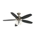 Kichler 330160BSS 52"Ceiling Fan, Brushed Stainless Steel (6)