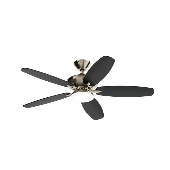 Kichler 330163NI 52"Ceiling Fan, Painted Brushed Nickel (6)