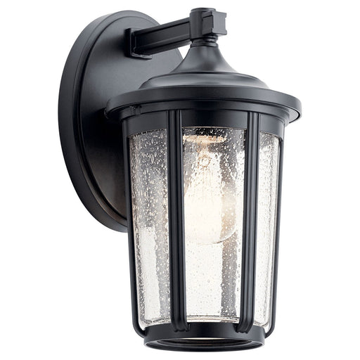 Kichler 49892BK Fairfield One Light Outdoor Wall Mount, Black Main Image.jpg