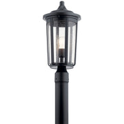 Kichler 49895BK One Light Outdoor Post Mount, Black