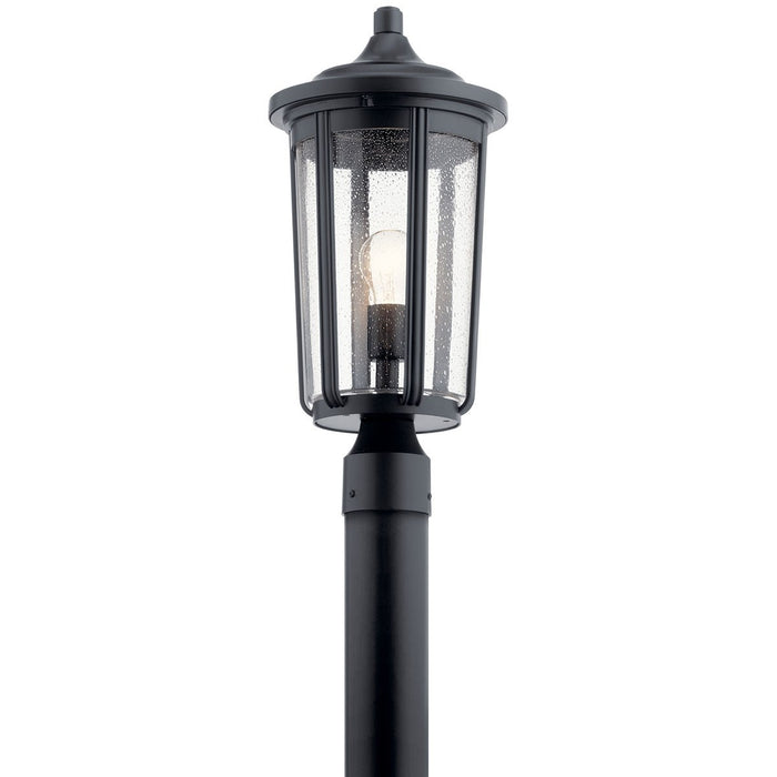 Kichler 49895BK Fairfield One Light Outdoor Post Mount, Black Main Image.jpg