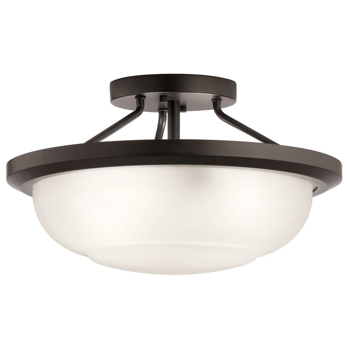 Kichler 52396OZ Ritson Two Light Semi Flush Mount, Olde Bronze Main Image.jpg