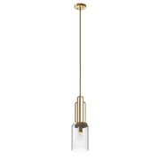 Kichler 52414BNB One Light Mini Pendant, Brushed Natural Brass