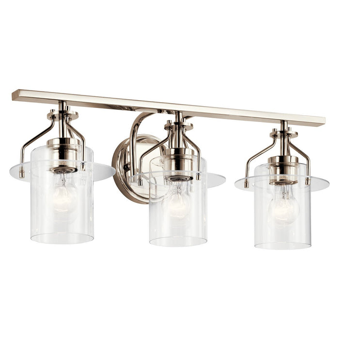 Kichler 55079PN Everett Three Light Bath, Polished Nickel Main Image.jpg