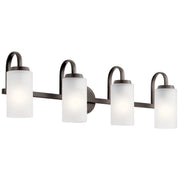 Kichler 55088OZ Four Light Bath, Olde Bronze