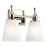 Kichler 55091PN Two Light Bath, Polished Nickel