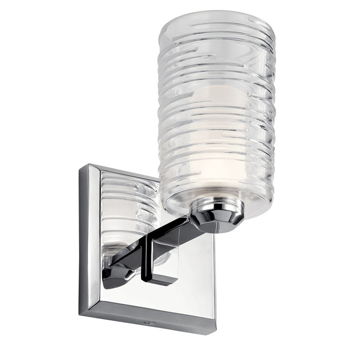 Kichler 55095CH Giarosa One Light Wall Sconce, Chrome Main Image.jpg