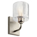 Kichler 55105SN Harvan One Light Wall Sconce, Satin Nickel Main Image.jpg