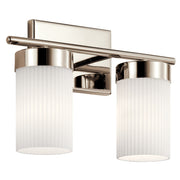 Kichler 55111PN Two Light Bath, Polished Nickel