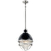 Kichler 59053BK Tollis One Light Outdoor Pendant, Black Main Image.jpg