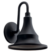 Kichler 59055BKT One Light Outdoor Wall Mount, Textured Black