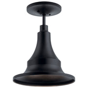 Kichler 59057BKT One Light Outdoor Pendant, Textured Black