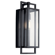 Kichler 59087BK One Light Outdoor Wall Mount, Black