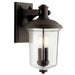 Kichler 59094OZ Harmont Two Light Outdoor Wall Mount, Olde Bronze Main Image.jpg