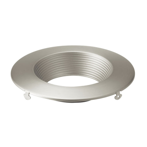 Kichler DLTRC04RNI Direct To Ceiling Unv Accessor 4in Recessed Downlight Trim, Brushed Nickel Main Image.jpg