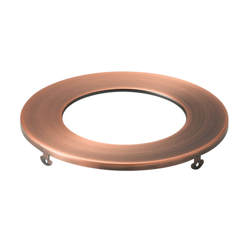 Kichler DLTSL04RACO Direct To Ceiling Unv Accessor 4in Round Slim Downlight Trim, Antique Copper Main Image.jpg