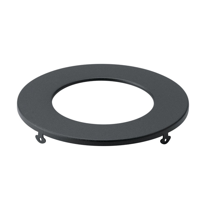 Kichler DLTSL04RBKT Direct To Ceiling Unv Accessor 4in Round Slim Downlight Trim, Textured Black Main Image.jpg