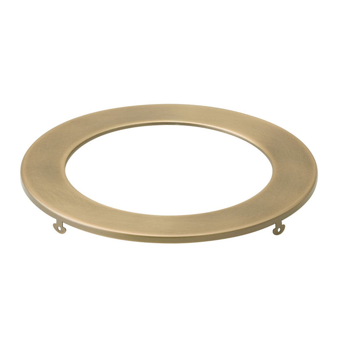 Kichler DLTSL06RNBR Direct To Ceiling Unv Accessor 6in Round Slim Downlight Trim, Natural Brass Main Image.jpg