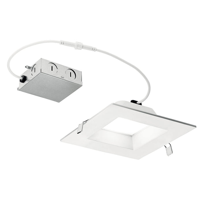 Kichler DLRC06S2790WHT Direct To Ceiling Recessed LED Recessed Downlight, Textured White Main Image.jpg